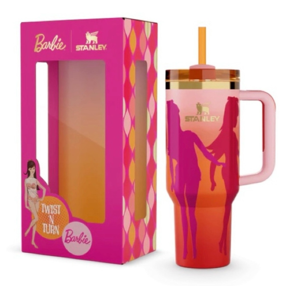 Barbie Stanley ‘60’s Twist ‘n Turn 40 oz. Quencher 🩷💖🩷💖🛍️🛍️💞💞💝💗💘💋❣️